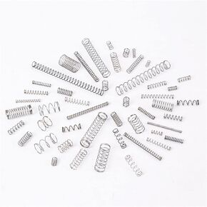 Replacement Springs, 10pcs Stainless Steel Compressed Spring Micro Reset 0.1-0.8mm Wire Diameter (Note Size)(Length10) 0.6mm) in Saudi Arabia