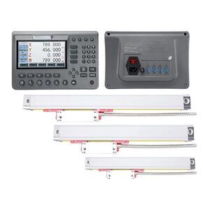 SDS200 4 Axis Digital Readout AC110V/220V Display LCD DRO Set 3PCS 5um High Precision Optical Ruler Linear Scale Encoder in Saudi Arabia