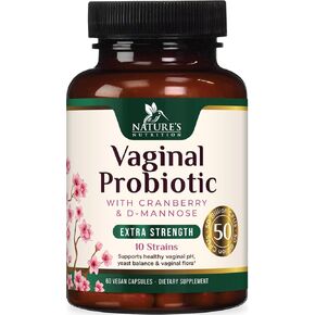 Vaginal Probiotics for Women - pH Balance with Prebiotics & Lactobacillus – 50 Billion CFU per Capsule - Vag Women Health Supplements Support Healthy Vaginal Odor & Flora - Bottled USA - 120 Capsules in Kuwait