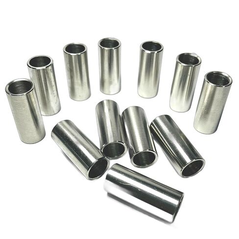 12pcs 3/8 ID x 1/2 OD x 1-1/2 Length Stainless Steel Spacer,Screw Standoff Bushing Plain Finish Round Metal Spacer for 3/8 Screws Bolts and Rods in Kuwait