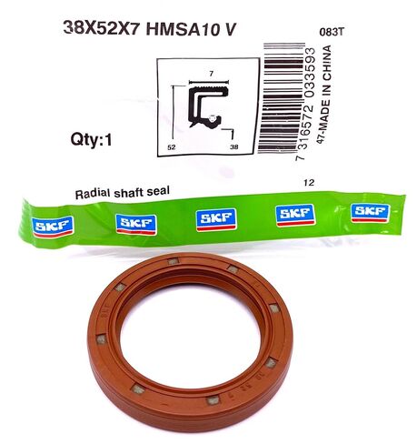 SKF 38X52X7 MM HMSA10 V VITON Oil Metric Seal, Double Lip with Spring in Saudi Arabia