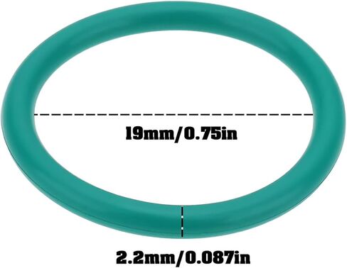 Create idea 2PCS Small Engine Oil Filler O-Ring 91301-Z9L-000 19x2.2mm Compatible with Honda HRN216 HRX217K6 Series in Saudi Arabia