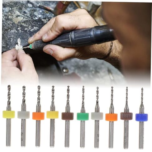 POPETPOP 30pcs Micro Drill Bit Set for Jewelry and Circuit Board Tungsten Carbide Mini Drill Bits Precision Shank for Jewelry Engraving and Model Making in Saudi Arabia