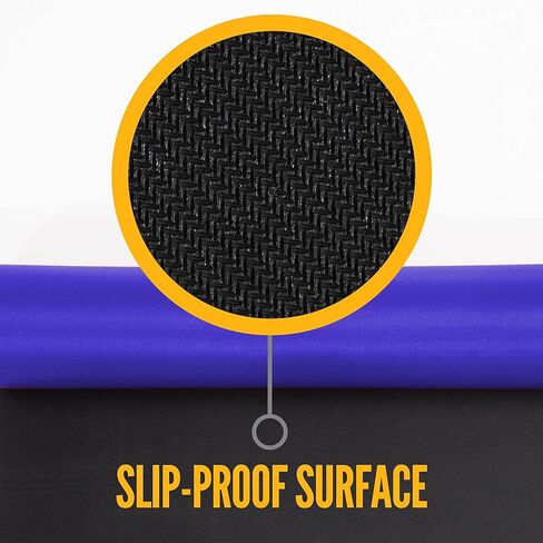 US Cargo Control Neoprene Floor Runner 27 Inch x 20 Feet, Reusable Floor Runner with Slip-Proof Surface and Non-Skid Bottom, Protects All Floor Types, Blue in Saudi Arabia