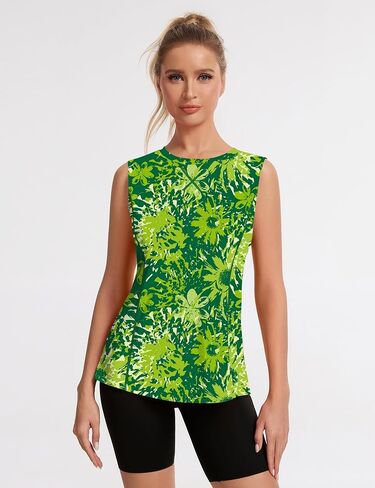 Avoogue Womens Tank Tops Sleeveless Workout Tank Tops Quick Dry UPF 50+ Sun Athletic Shirts Running Gym Yoga Baseball Clothes in Saudi Arabia