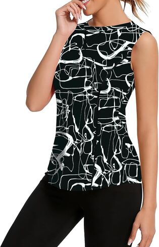Avoogue Womens Tank Tops Sleeveless Workout Tank Tops Quick Dry UPF 50+ Sun Athletic Shirts Running Gym Yoga Baseball Clothes in Saudi Arabia
