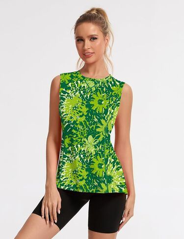 Avoogue Womens Tank Tops Sleeveless Workout Tank Tops Quick Dry UPF 50+ Sun Athletic Shirts Running Gym Yoga Baseball Clothes in Saudi Arabia