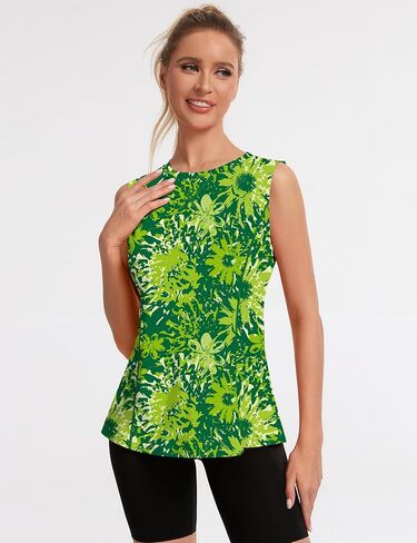 Avoogue Womens Tank Tops Sleeveless Workout Tank Tops Quick Dry UPF 50+ Sun Athletic Shirts Running Gym Yoga Baseball Clothes in Saudi Arabia