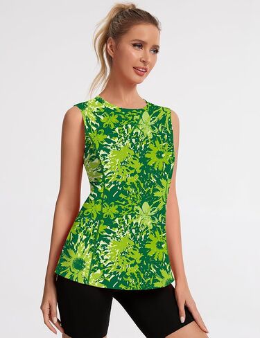 Avoogue Womens Tank Tops Sleeveless Workout Tank Tops Quick Dry UPF 50+ Sun Athletic Shirts Running Gym Yoga Baseball Clothes in Saudi Arabia