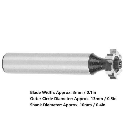 Oumefar T Slot Cutter Bit Durable High Speed Steel Milling Tool 3x13x10mm for CNC Processing Steel Aluminum Copper Iron in Saudi Arabia
