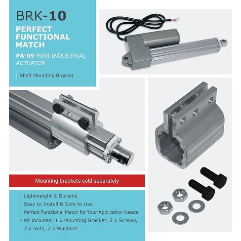 Progressive Automations 12V Industrial Mini Linear Electric Actuator - 40" Stroke, 330lbs Force with Hall Effect, Stainless Steel Rod, Brushed DC Motor, Durable Stroke for Marine, Automation, Robotics in Saudi Arabia