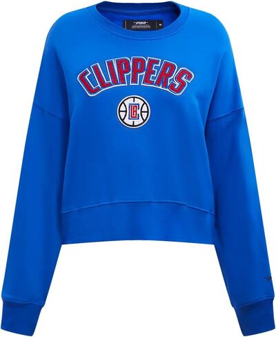 Pro Standard NBA womens Womens Nba Classic Chenille Brushed Back French Terry Crewneck Sweatshirt in Saudi Arabia