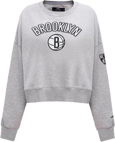 Pro Standard NBA womens Womens Nba Classic Chenille Brushed Back French Terry Crewneck Sweatshirt in Saudi Arabia