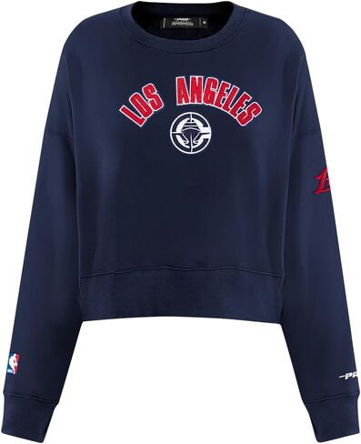 Pro Standard NBA womens Womens Nba Classic Chenille Brushed Back French Terry Crewneck Sweatshirt in Saudi Arabia