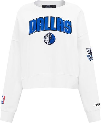 Pro Standard NBA womens Womens Nba Classic Chenille Brushed Back French Terry Crewneck Sweatshirt in Saudi Arabia