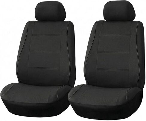 Car Front Seat Covers Only, Waterproof Anti Slip Vehicles Low Back Piping Seat Protectors, Breathable Auto Interior Chair Protection Accessories, Universal for SUV, Truck, RV (Blue) in Saudi Arabia