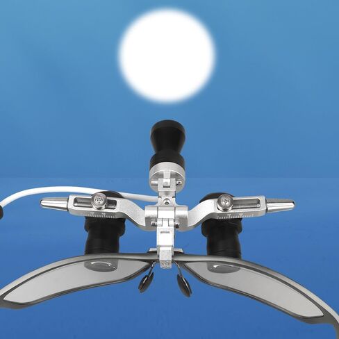Ergo Loupes 48° Optical Corner Structure 4X Magnifying Glasses with 5W LED Spotlight in Saudi Arabia