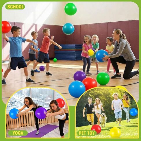 Vinsot 25 Pcs Fun Bouncy Balls 13 Inch Marbleized Bouncing Balls Rubber Inflatable Ball Large Sensory Ball with Pump for Beach Backyard Park Indoor Outdoor Party Favors in Saudi Arabia