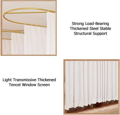 1pack Room Partition Curtain,U-Shaped Wall-Mounted Beauty Salon Privacy Curtain,Light-transmitting Protection Screen(Color3,100x230cm) in Saudi Arabia