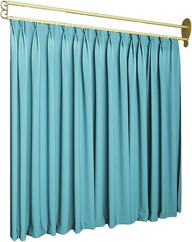 Room Divider Privacy Curtain,Simple U-Shaped Portable Room Divider Curtain,Metal Support Wall-Mounted Curtain,Suitable for Fitting Rooms Beauty Salons(200cm) in Saudi Arabia