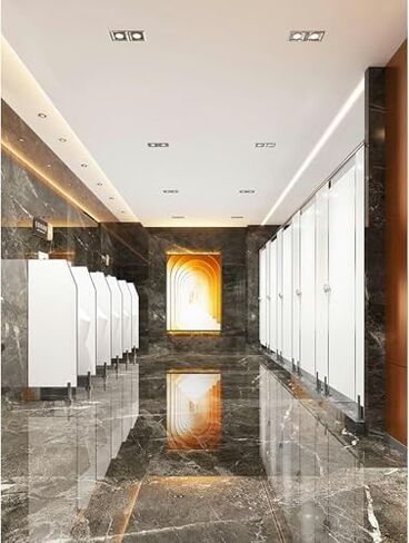 Stainless Steel Urinal Partition with Baffle Screen & Wall Divider - Privacy Solution for Public Toilets, Hotels, and Stations, Durable & Easy to Install in Saudi Arabia