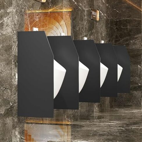 Stainless Steel Urinal Partition with Baffle Screen & Wall Divider - Privacy Solution for Public Toilets, Hotels, and Stations, Durable & Easy to Install in Saudi Arabia