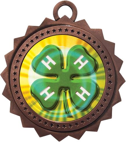 Express Medals مجموعة متنوعة من 10 أنماط من ميداليات جوائز 4H مع هدية جائزة جائزة أشرطة الرقبة in Kuwait
