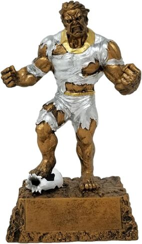 Decade Awards Monster Soccer Trophy - Custom Engraved Triumphant Fútbol Beast Award - Celebrate Field Supremacy with This Hulking Soccer Monster - Customize Now (7 Inch) in Saudi Arabia