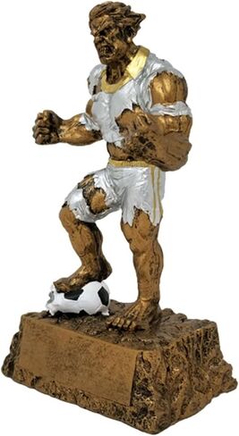 Decade Awards Monster Soccer Trophy - Custom Engraved Triumphant Fútbol Beast Award - Celebrate Field Supremacy with This Hulking Soccer Monster - Customize Now (7 Inch) in Saudi Arabia