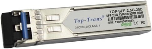 Optical Module TOP-SFP-2.5G-20D: 1.25G 20km Gigabit Optical Module Fully Compatible in Saudi Arabia