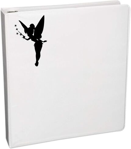 Bargain Max Decals Star Fairy Silhouette Decal Notebook Car Laptop 5.5" (Black) in Saudi Arabia