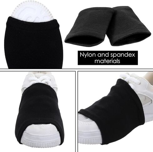 2 Pair Dancing Socks,Anti-Slip Dance Socks for Women,Shoe Covers for Dancing, for Dancers Women, Ballet Equipment for Turns & Spins, Dances Accessories, Black in Saudi Arabia