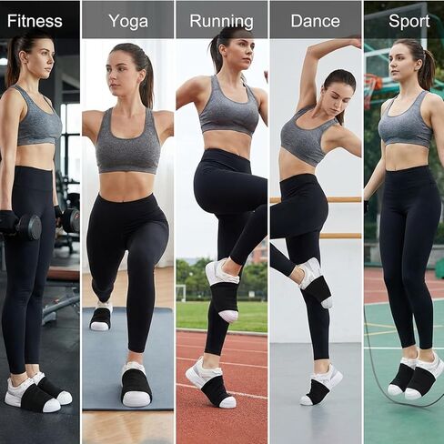 2 Pair Dancing Socks,Anti-Slip Dance Socks for Women,Shoe Covers for Dancing, for Dancers Women, Ballet Equipment for Turns & Spins, Dances Accessories, Black in Saudi Arabia
