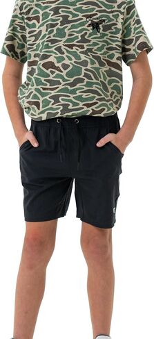 شورت رياضي شبابي كلاسيكي Deer Camo من BURLEBO in Kuwait