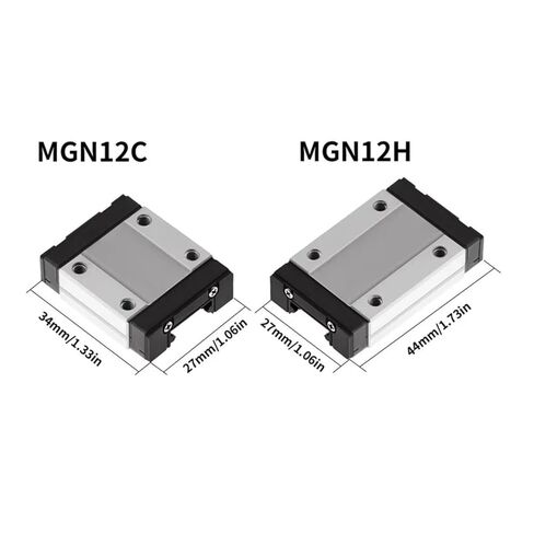 12mm MGN12 L=100-550mm Linear Guide + MGN12C Linear Black Slide(405mm) in Saudi Arabia