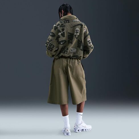 Nike Sportswear Women's High-Pile Fleece Jacket (Medium Olive/Medium Olive/Sail) in Saudi Arabia