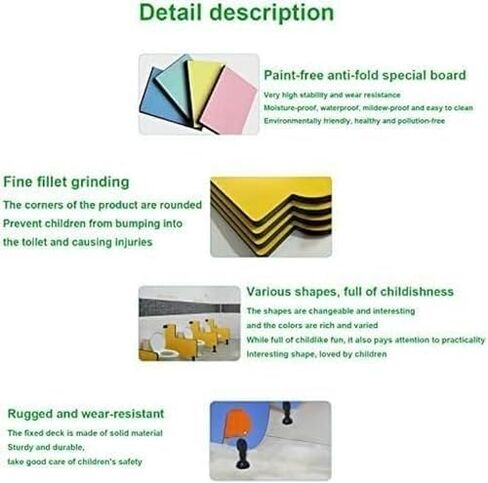 Waterproof Children's Cartoon Toilet Partition - 2PCS Kindergarten Divider for Hygiene & Public Health Protection - Fun Design Sanitary Screen for Kids in Saudi Arabia