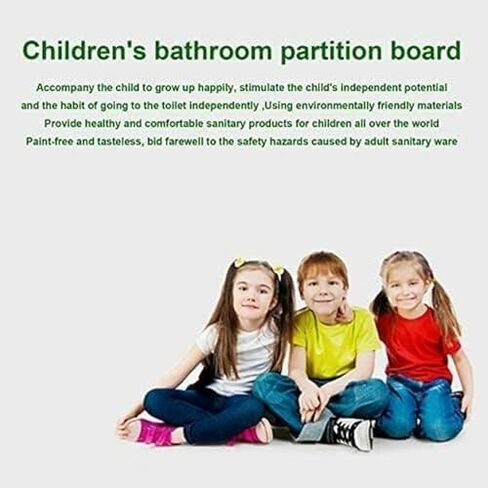 Waterproof Children's Cartoon Toilet Partition - 2PCS Kindergarten Divider for Hygiene & Public Health Protection - Fun Design Sanitary Screen for Kids in Saudi Arabia