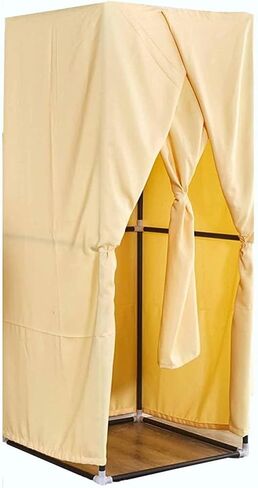 Square Privacy Screen partitionTemporary Changing roomSuitable foroffices, Outdoor Events, and Shopping malls(Yellow) in Saudi Arabia
