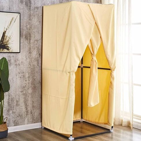 Square Privacy Screen partitionTemporary Changing roomSuitable foroffices, Outdoor Events, and Shopping malls(Yellow) in Saudi Arabia