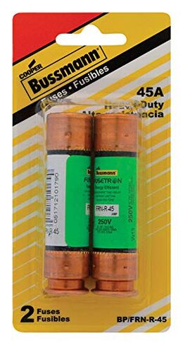 Bussman BP/FRN-R-45 45 Amp 250Vac Non-Indicating Dual-Element Time Delay Fuse in Saudi Arabia