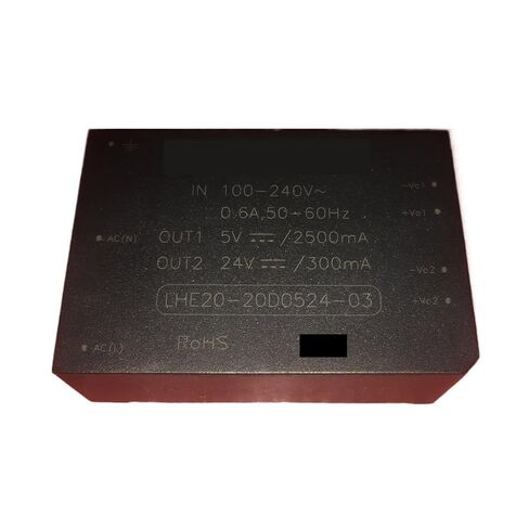 LHE20-20D0524-03AC-DC وحدة الطاقة 220 فولت إلى 5 فولت/24 فولت 20 وات in Kuwait
