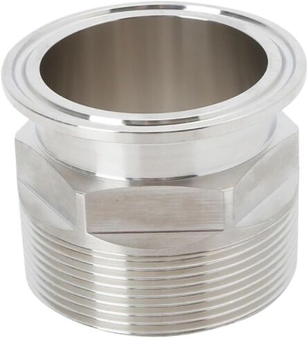 3/4" 1" 1.2" 1.5" 2" 3“4"NPT Male Threaded to 2" 2.5" 3" 4"Tri Clamp304 Stainless Steel Pipe Fitting Connector Adapter(TC 64mm,3") in Saudi Arabia