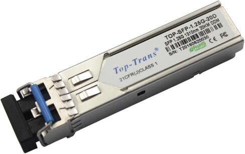 الوحدة الضوئية TOP-SFP-1.25G-20D: الوحدة الضوئية جيجابت 1.25 جيجابت 20 كم متوافقة تمامًا in Saudi Arabia