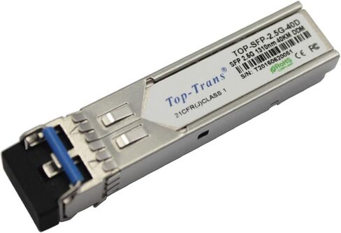 الوحدة الضوئية TOP-SFP-2.5G-40D: الوحدة الضوئية جيجابت 1.25 جيجابت 40 كم متوافقة تمامًا in Saudi Arabia