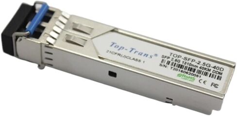 الوحدة الضوئية TOP-SFP-2.5G-40D: الوحدة الضوئية جيجابت 1.25 جيجابت 40 كم متوافقة تمامًا in Saudi Arabia