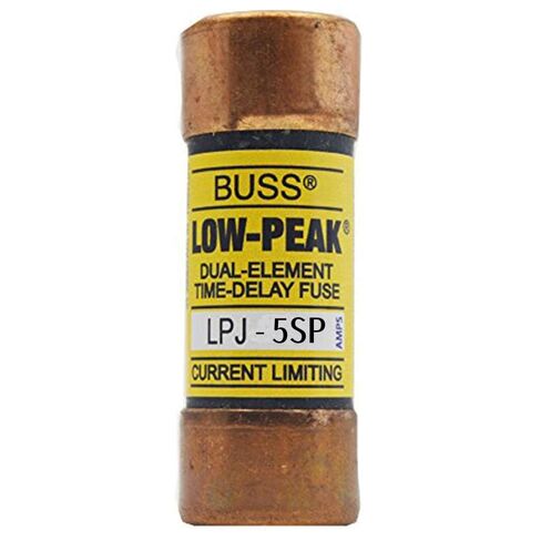 5 عبوات LPJ-5SP LPJ5SP LPJ-5A 600Vac صمام تأخير الوقت، LPJ-5 فئة J، ذروة منخفضة، عنصر مزدوج، الحد الحالي، صمام تأخير الوقت in Kuwait