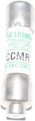 LITTELFUSE CCMR-1 Midget, Dual Element Design, 250 VDC, Current LIMITING, 1 AMP, 600 VAC, Fuse, W/O Trip Indication, W/O Alarm Contact, for USE W/ All General Purpose CIRUCITS, TIME DELAY Type in Saudi Arabia
