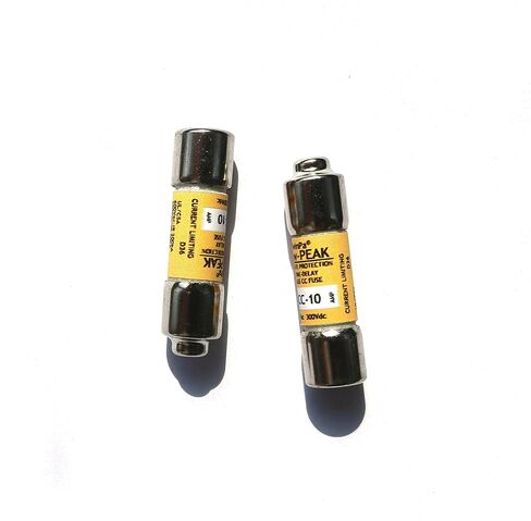 Dual Element Time Delay Fuse LP-CC-10 LP-CC 10A 600Vac Class Cc Current Limiting Rejection Cartridge Fuses 2Pack in Saudi Arabia