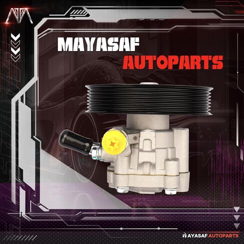 مضخة توجيه كهربائية MAYASAF 21-5366 مع بكرة تناسب Nissan 2004-2010 TITAN، 2004 Pathfinder Armada، 2005-2010 Armada، 2008-2010 Pathfinder، مع محركات 5.6L/V8 فقط، من أجل INFINITI 2004-2011 QX56 in Kuwait